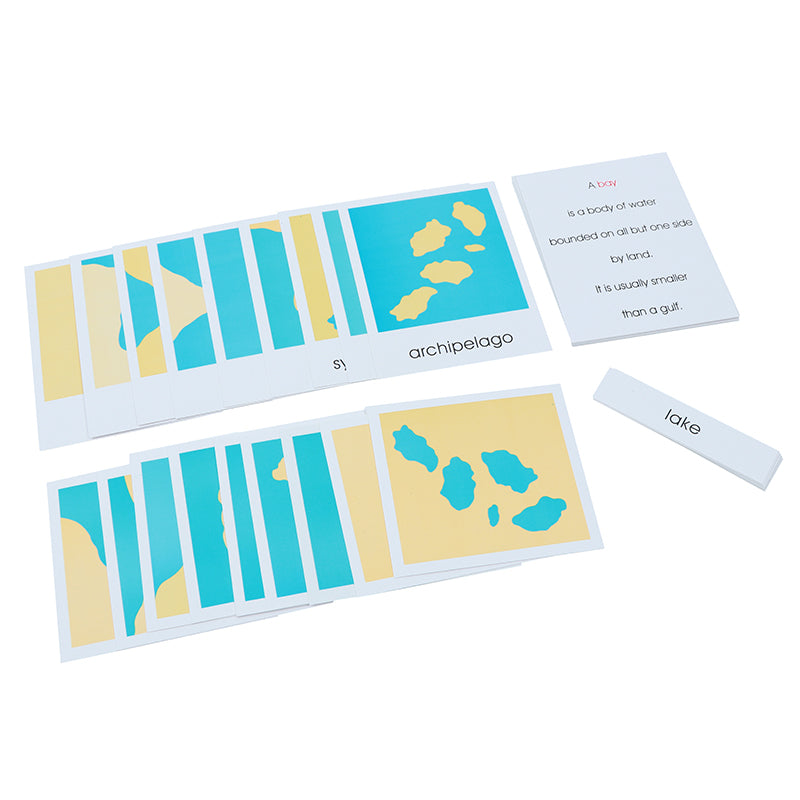 Land and Water Form Cards:Set 1 & 2 (Cards Only)