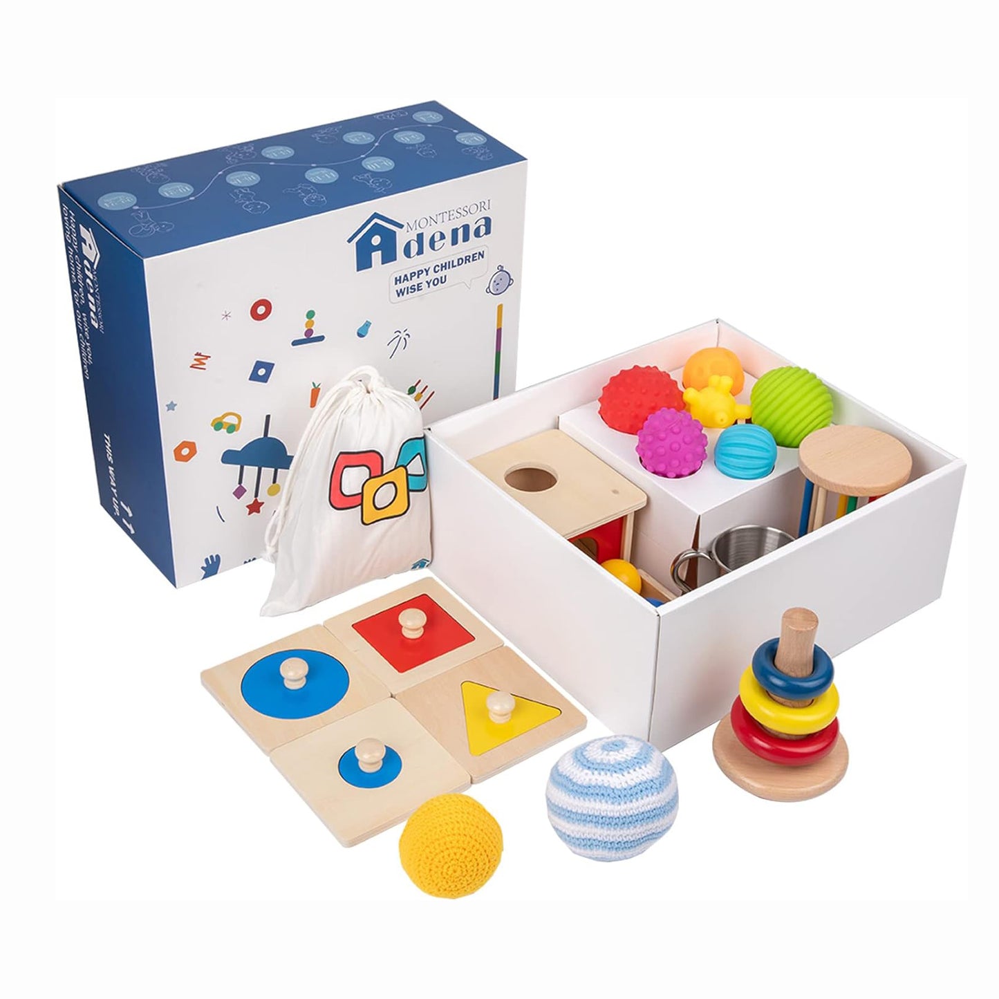 Adena Montessori Play Kit 7-8Month