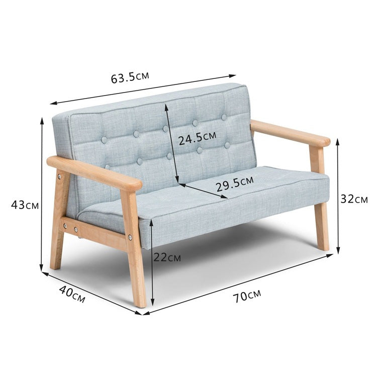 Toddler Armchair | Kids Double Seat Sofa