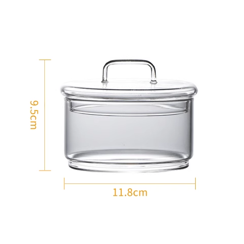 Glass Bowl with Lid