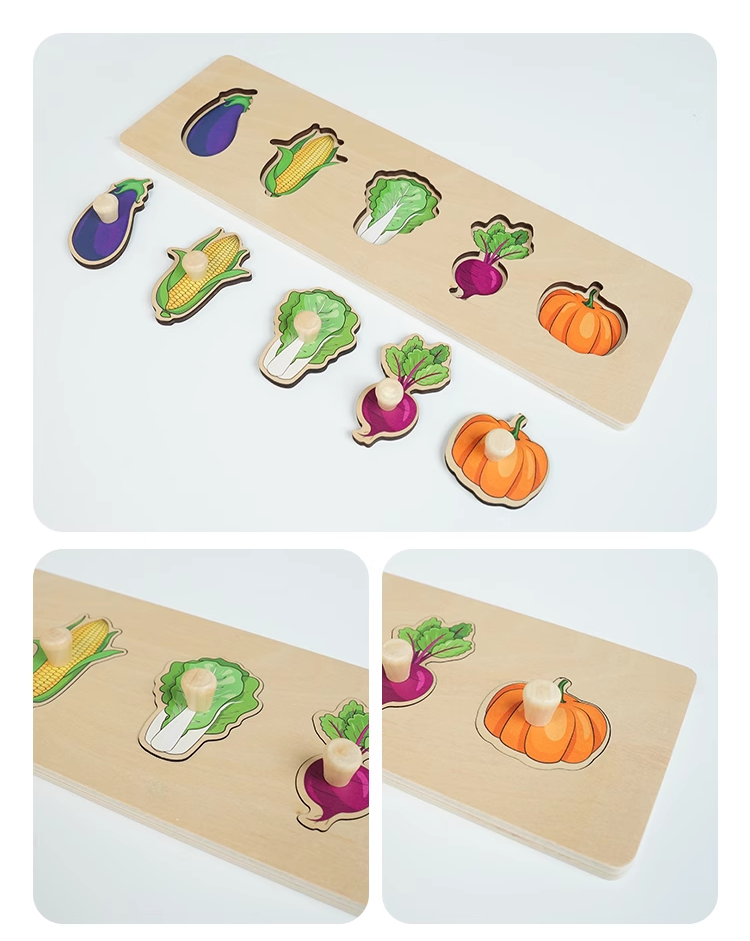 Toddler Puzzle: Vegetable & Wild Animal