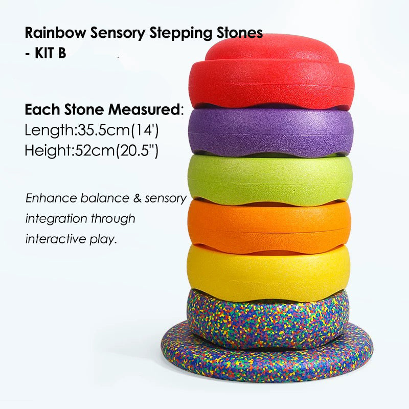 Rainbow Stepping Stone Set