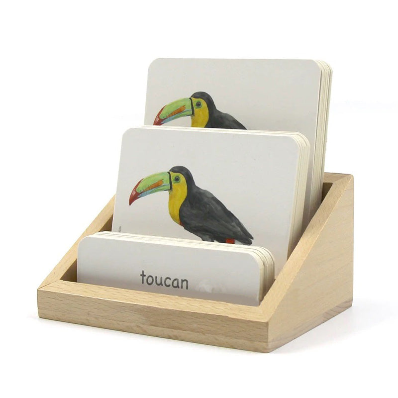 Wooden Holder for 3 Parts Cards