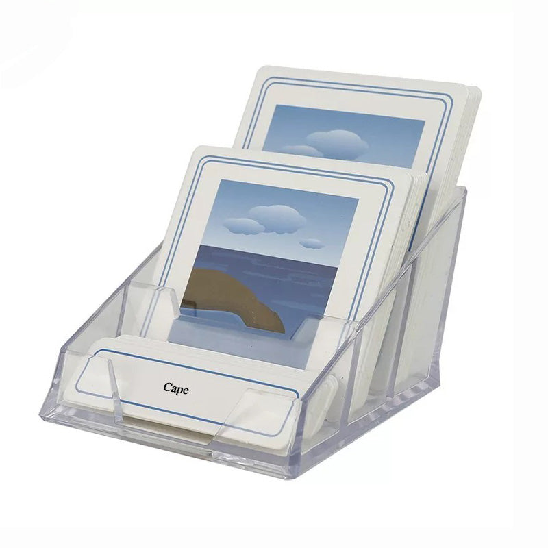 Plastic Holder for 3 Parts Cards
