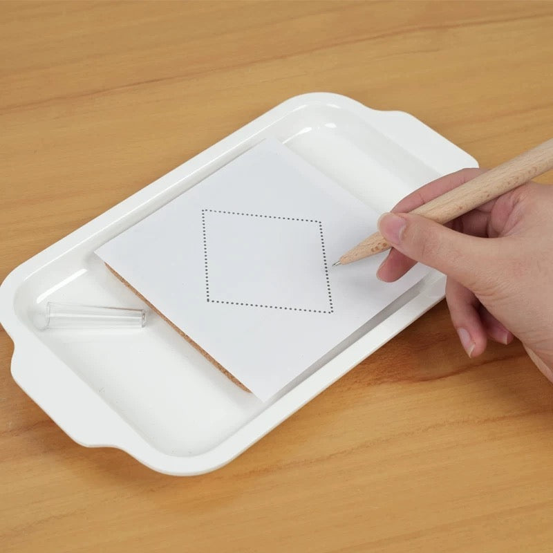 Montessori Pinpunching Tray