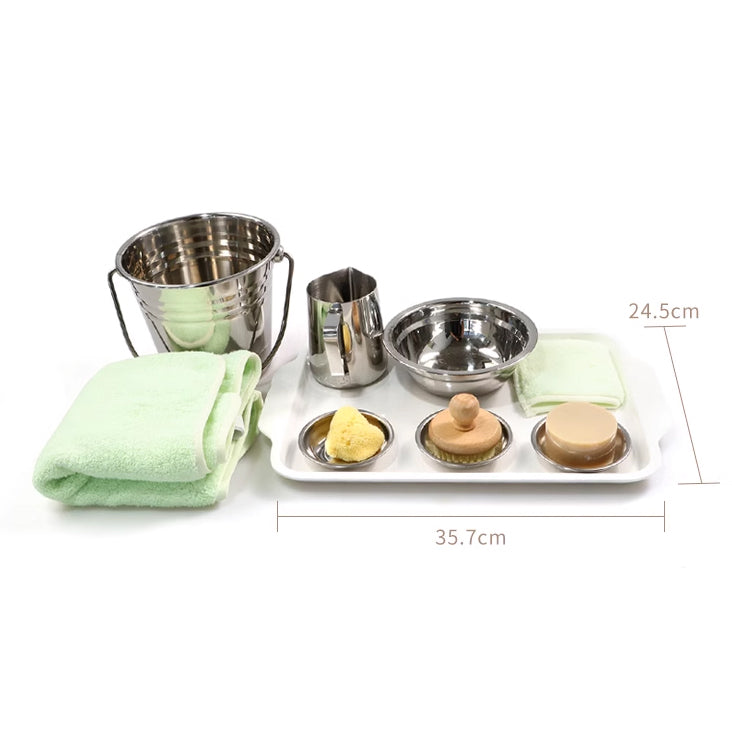 Montessori Washing A Table - CASA