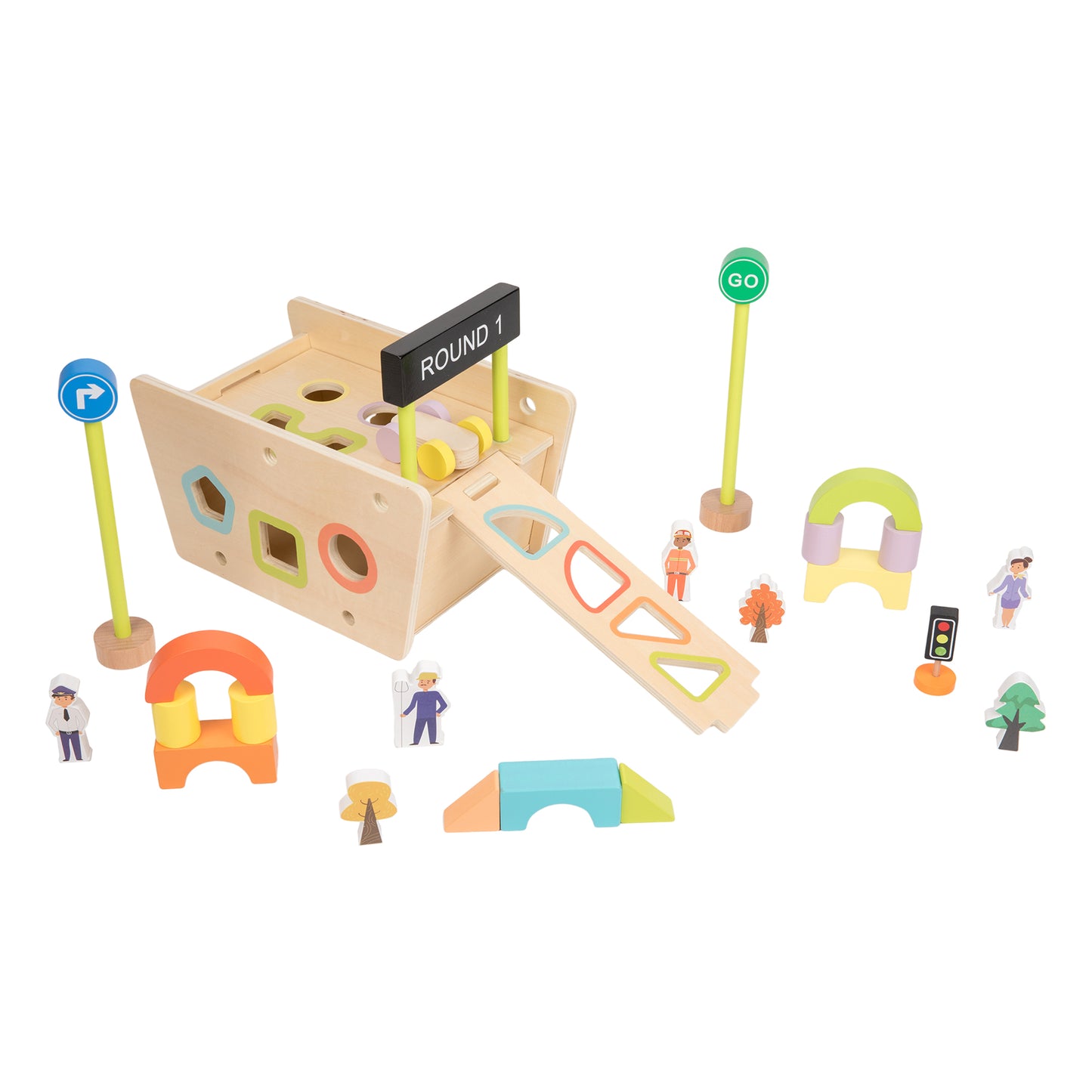 My Multifunctional Building Block Cart