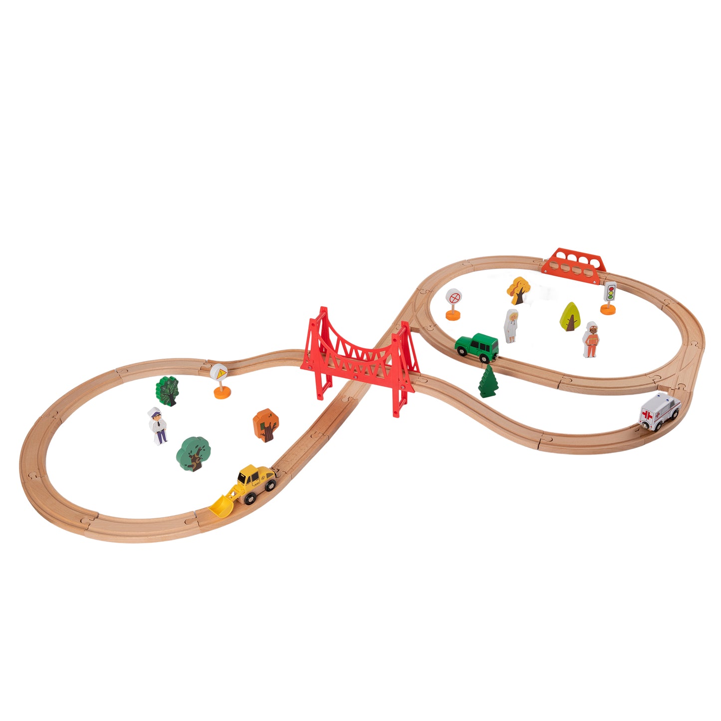 40-piece train set with track 2