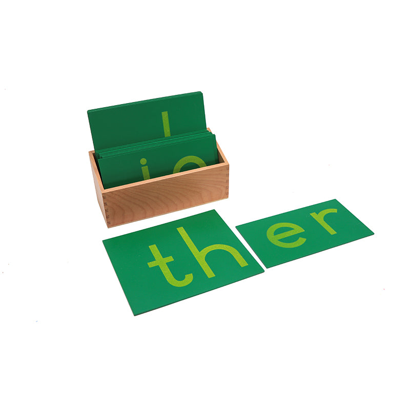 Lower Case Double Sandpaper Letters with Box
