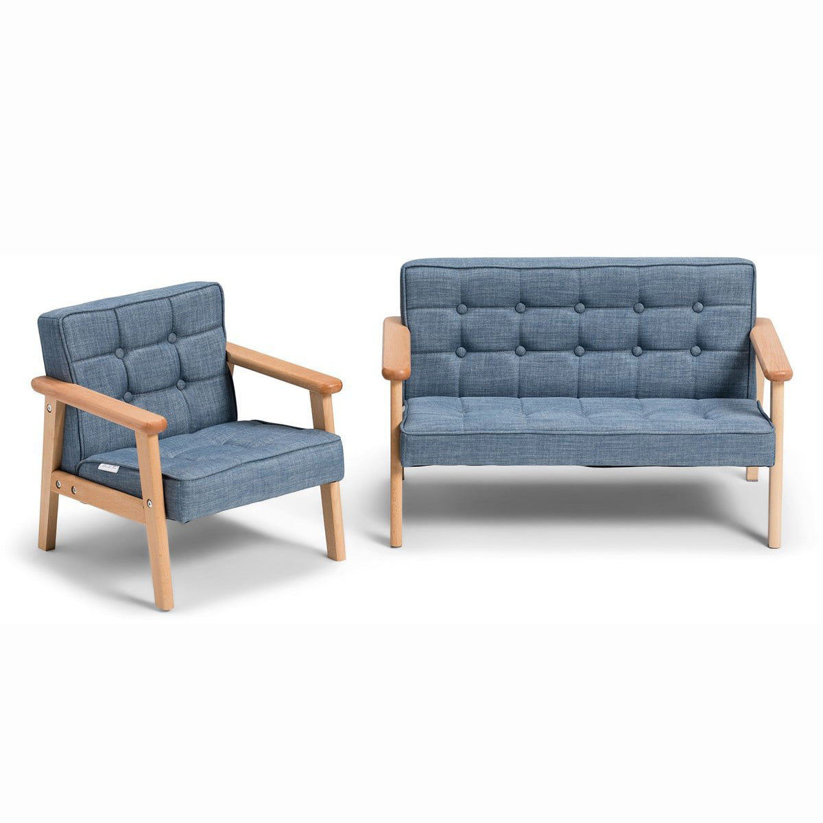 Toddler Armchair | Kids Double Seat Sofa