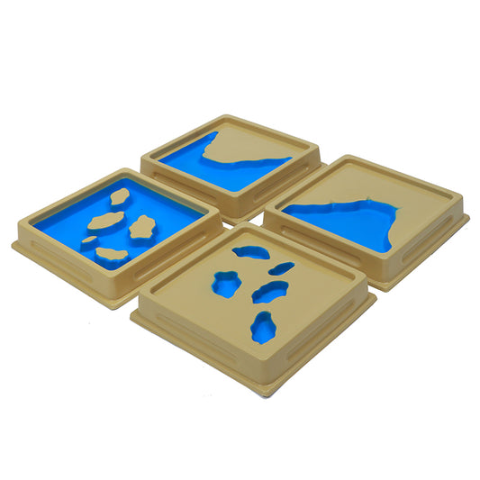 Land and Water Form Trays: Set2