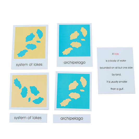 Land and Water Form Cards:Set 1 & 2 (Cards Only)