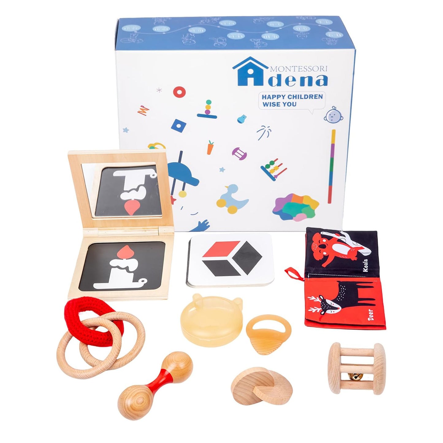 Adena Montessori Play Kit for 3-4Month