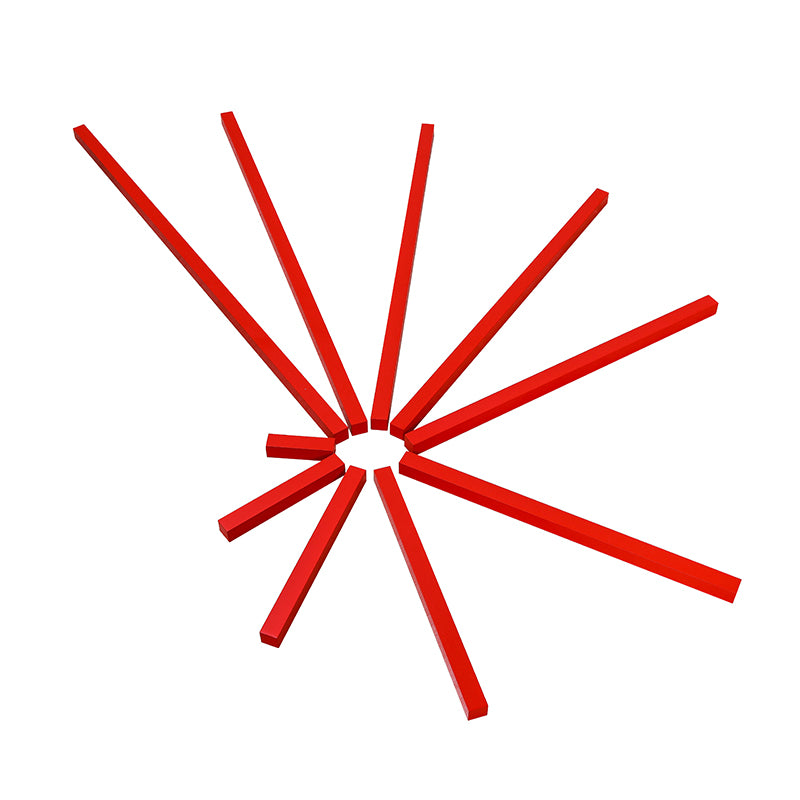 Long Red Rods