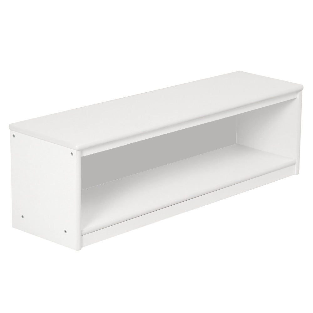 Closed Back Shelf, 1 Tier -White Painting