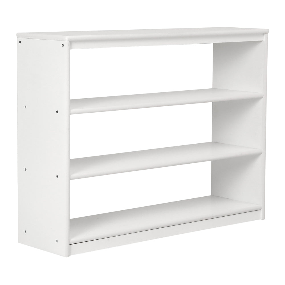 Open Back Shelf, 3 Tiers -White Painting