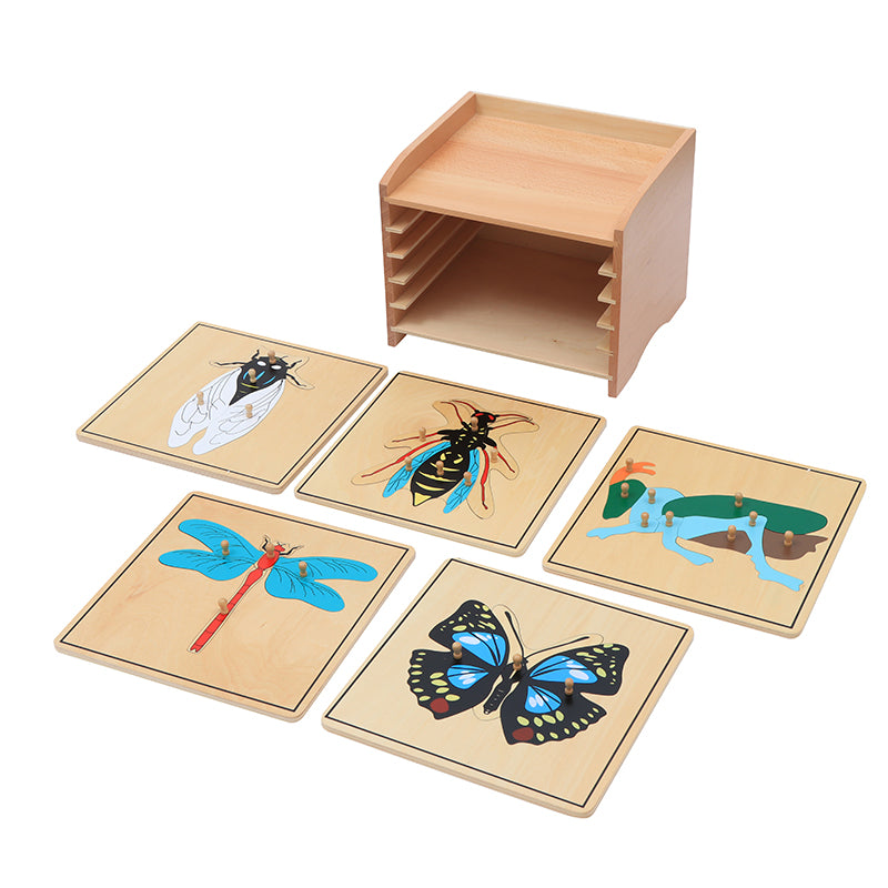 Insect  Puzzle Cabinet (5 Puzzles Included)