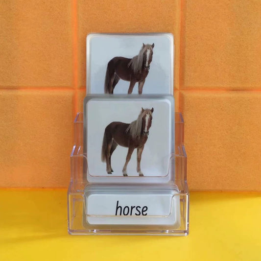 Animals Three-Parts Cards w/ Stand
