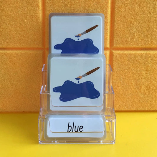 Colors Three-Parts Cards w/ Stand