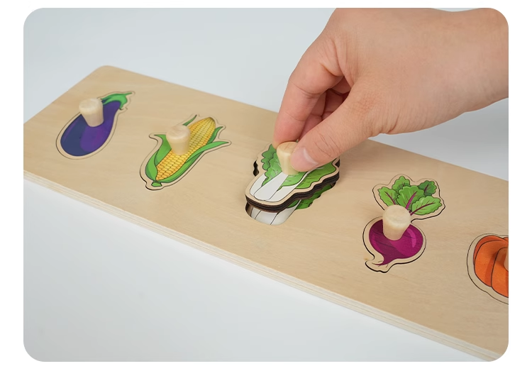 Toddler Puzzle: Vegetable & Wild Animal