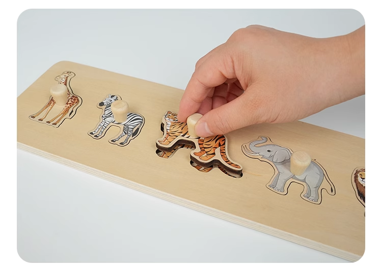 Toddler Puzzle: Vegetable & Wild Animal