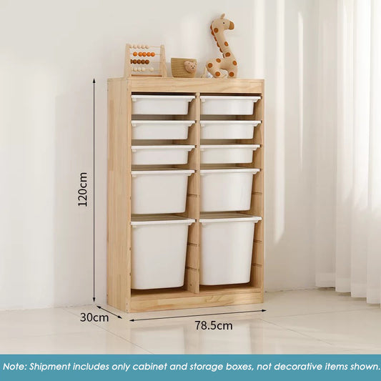 Storage Combination with Boxes, 78.5*30*120cm