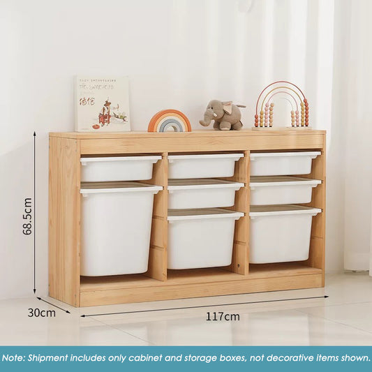 Storage Combination with Boxes, 117*30*68.5cm