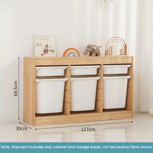 Storage Combination with Boxes, 117*30*68.5cm
