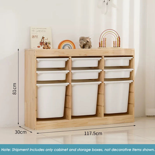 Storage Combination with Boxes, 117*30*81cm