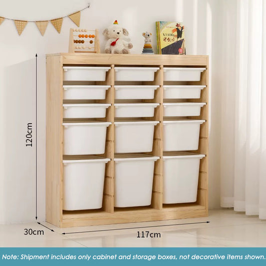 Storage Combination with Boxes, 117*30*120cm