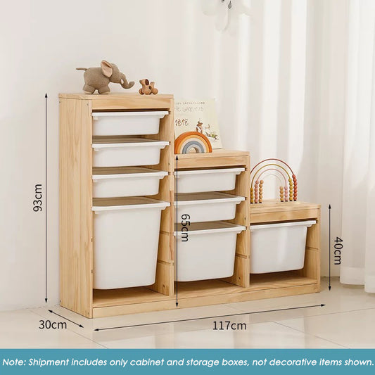 Storage Combination with Boxes, 117*30*93cm