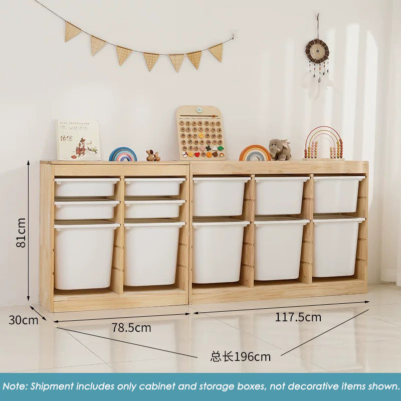 Storage Combination with Boxes, 196*30*81cm