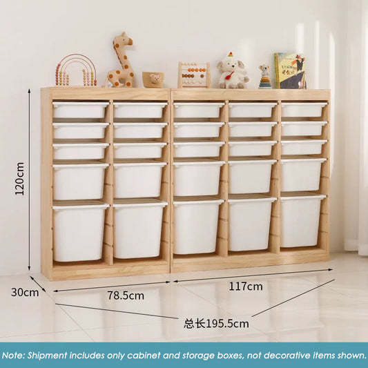 Storage Combination with Boxes, 196*30*120cm