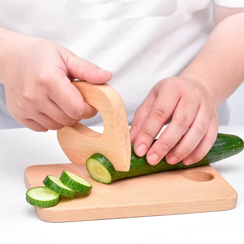 Wooden Dough Cutter Knife
