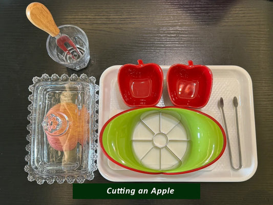 Practical Life Food Preparation - Cutting an Apple