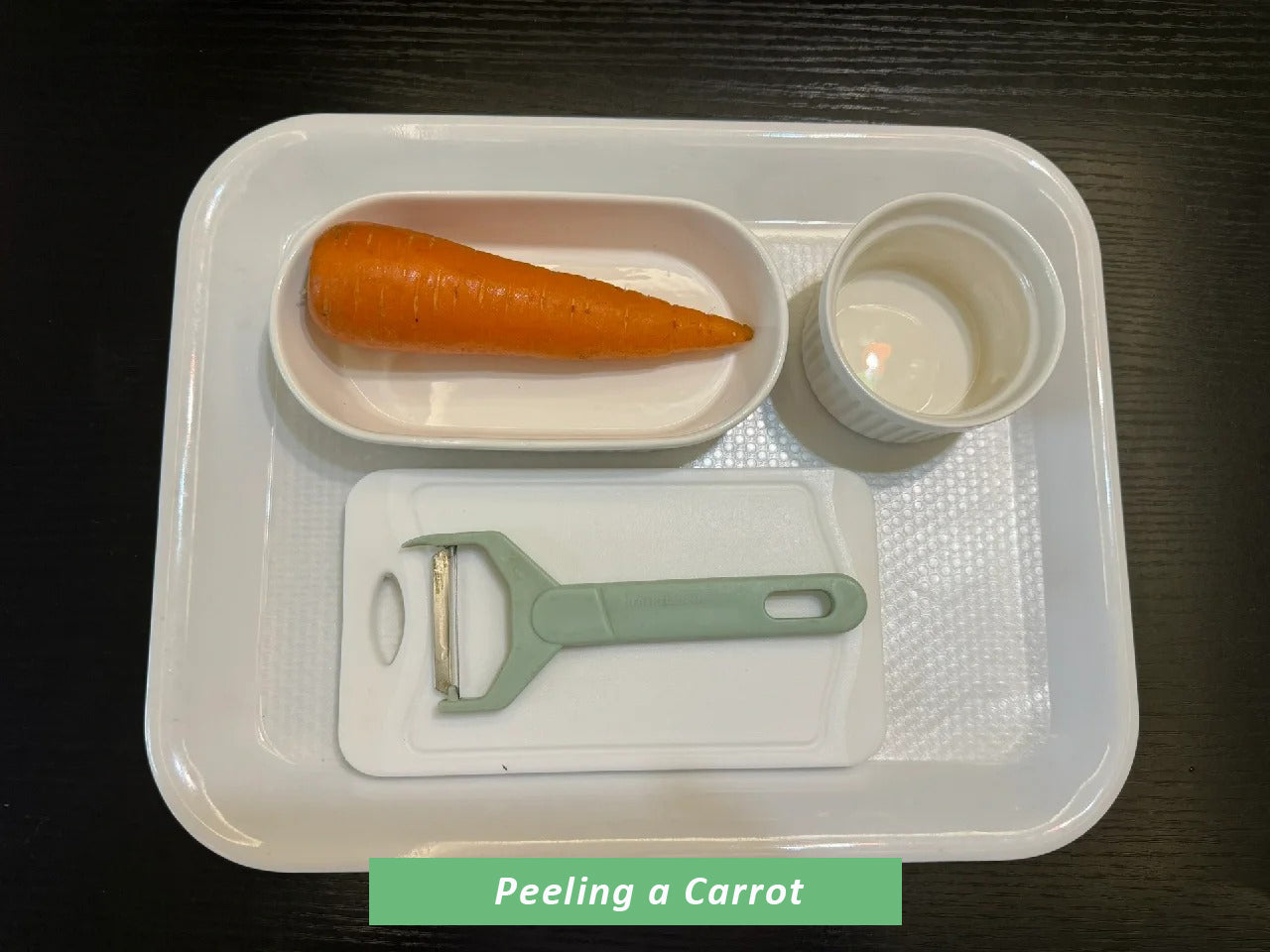 Practical Life Food Preparation - Cutting an Apple