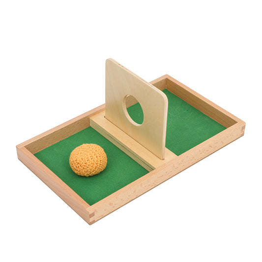 Imbucare Board With Knit Ball and Disc