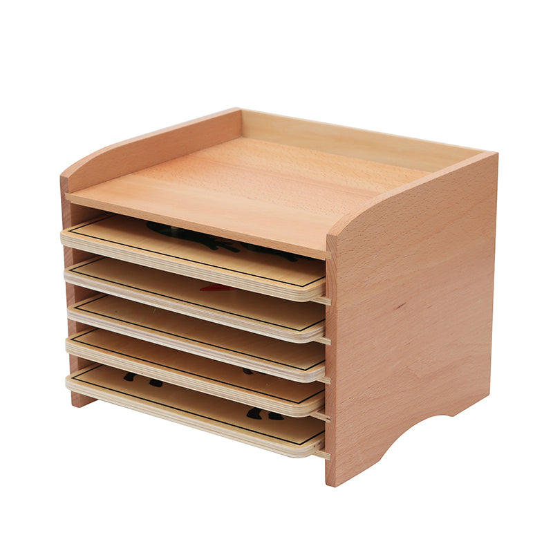 Animal  Puzzle Cabinet (5 Puzzles Included)