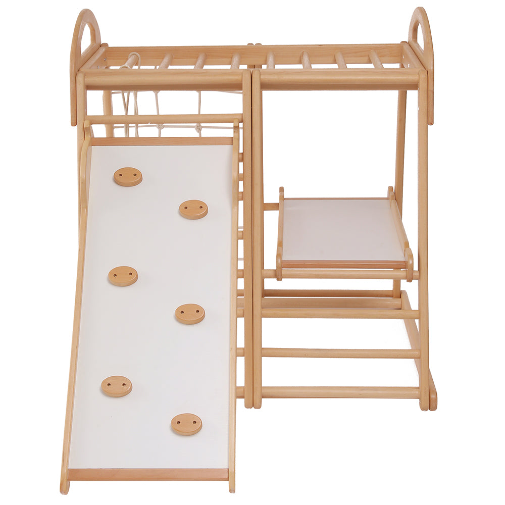 8-in-1 Wooden Montessori Climber Playset