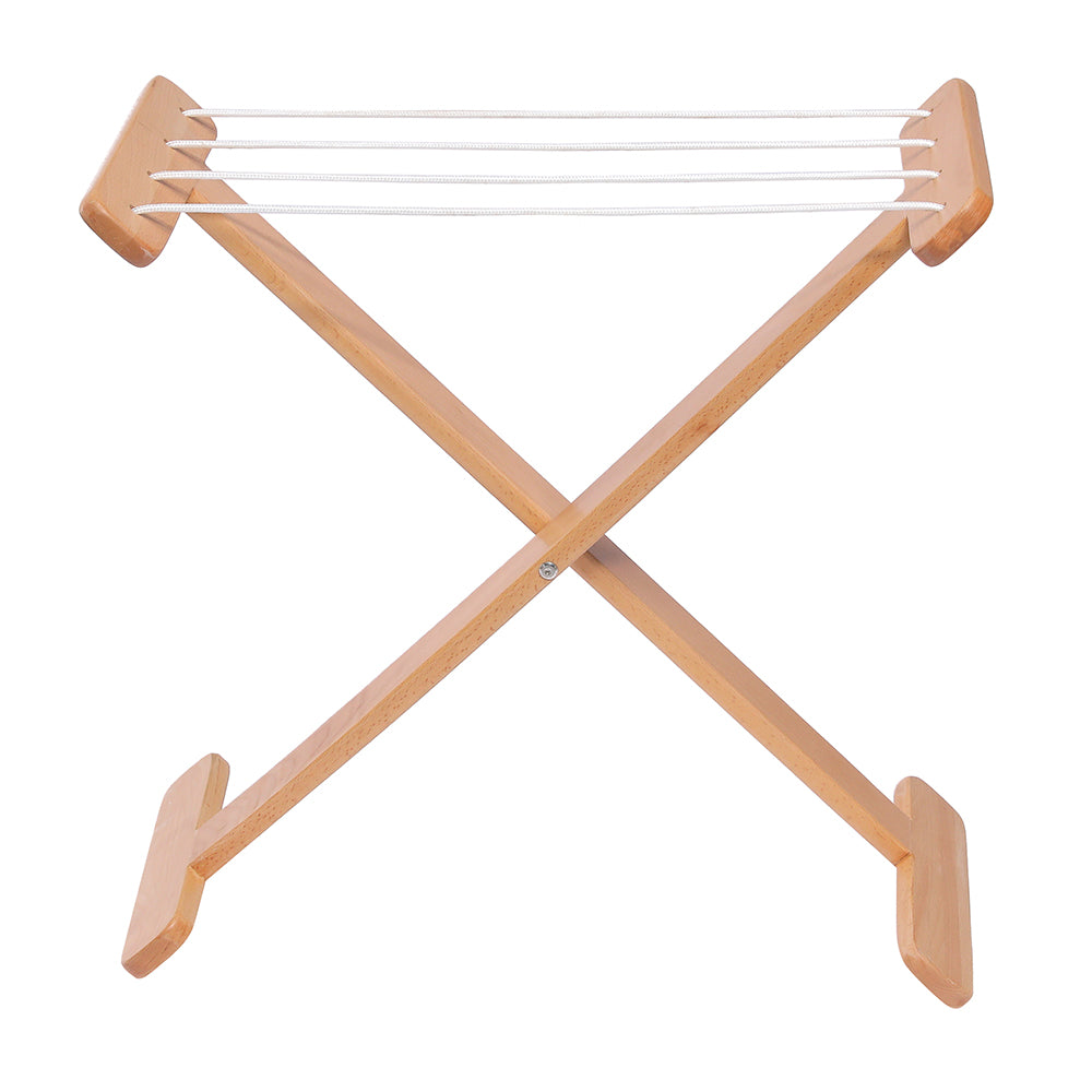 Montessori Hardwood Clothesline Stand