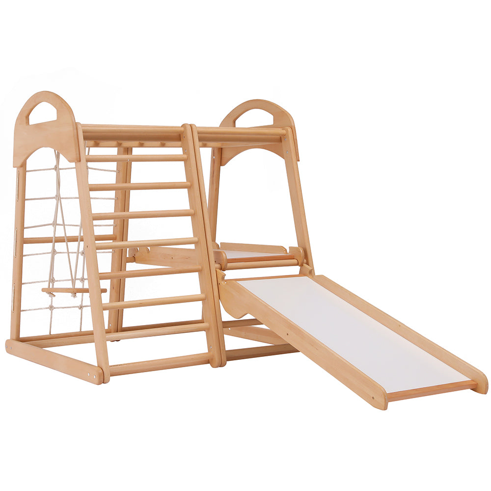 8-in-1 Wooden Montessori Climber Playset