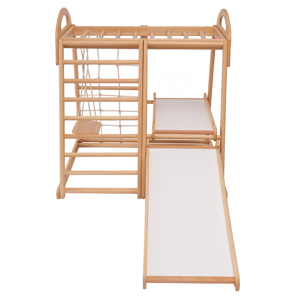 8-in-1 Wooden Montessori Climber Playset