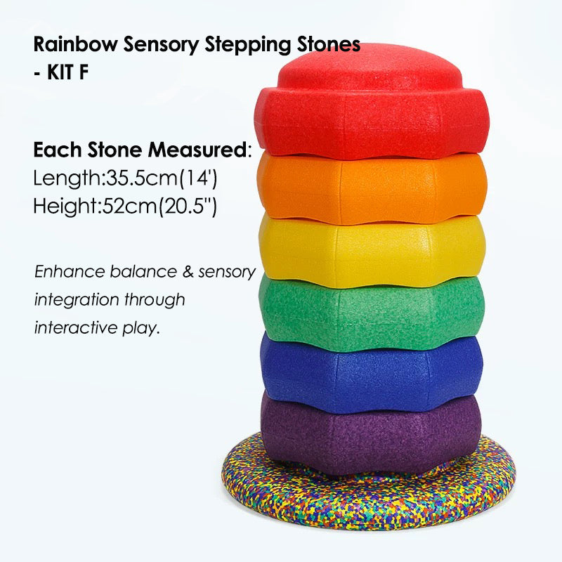 Rainbow Stepping Stone Set