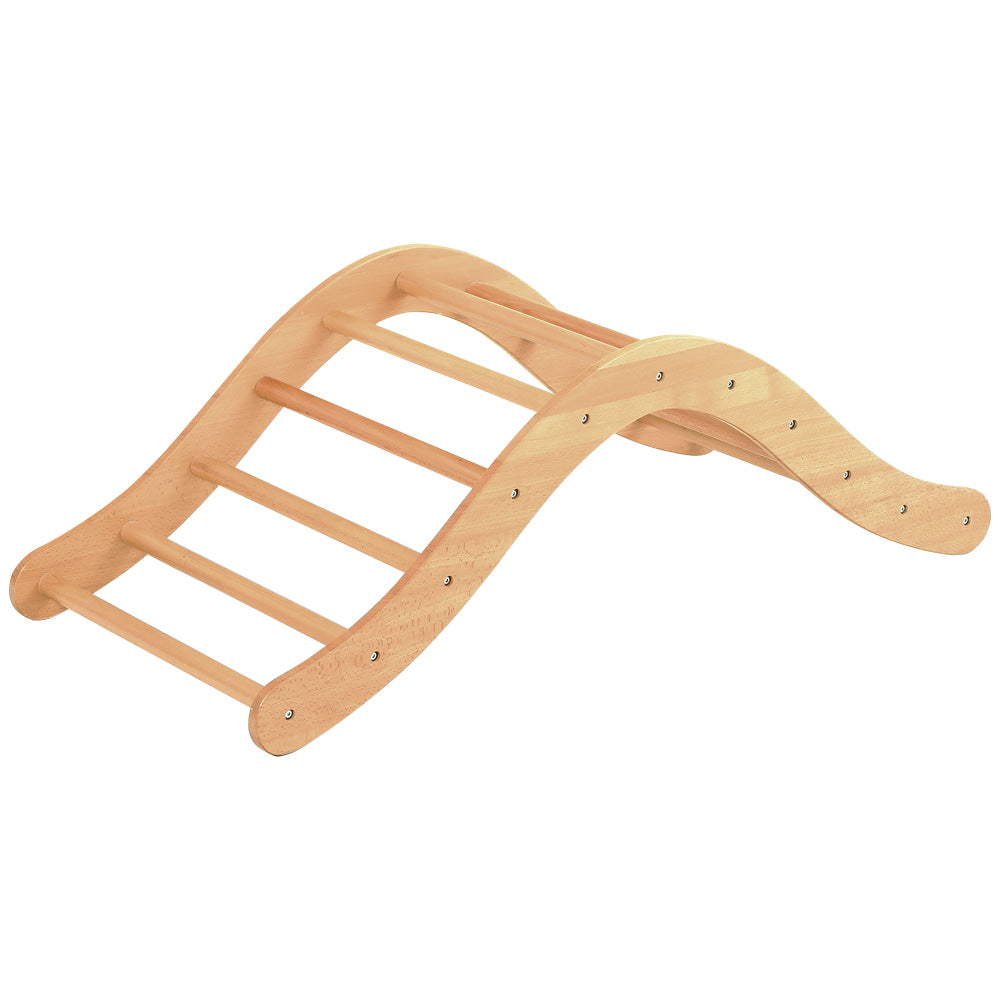 Toddler Climbing Arch Rocker Ramp / Arched Ladder