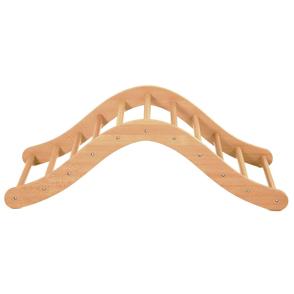 Toddler Climbing Arch Rocker Ramp / Arched Ladder
