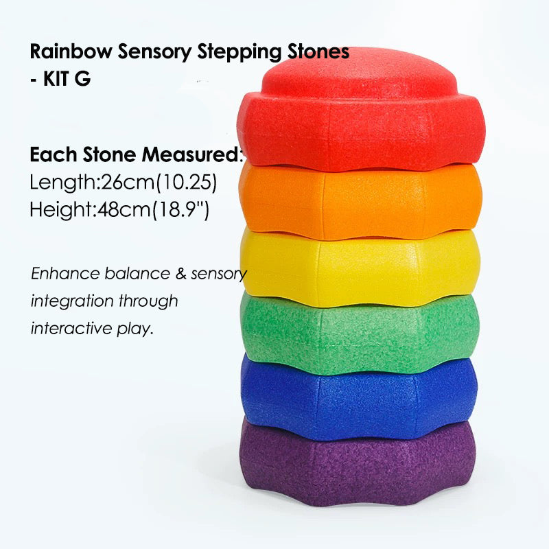 Rainbow Stepping Stone Set