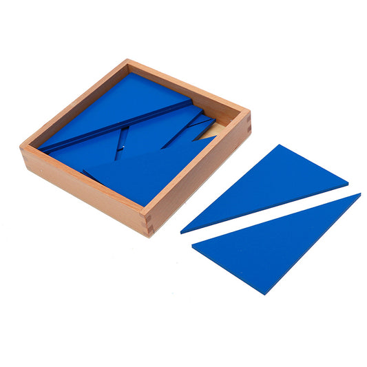 Box of Blue Triangles