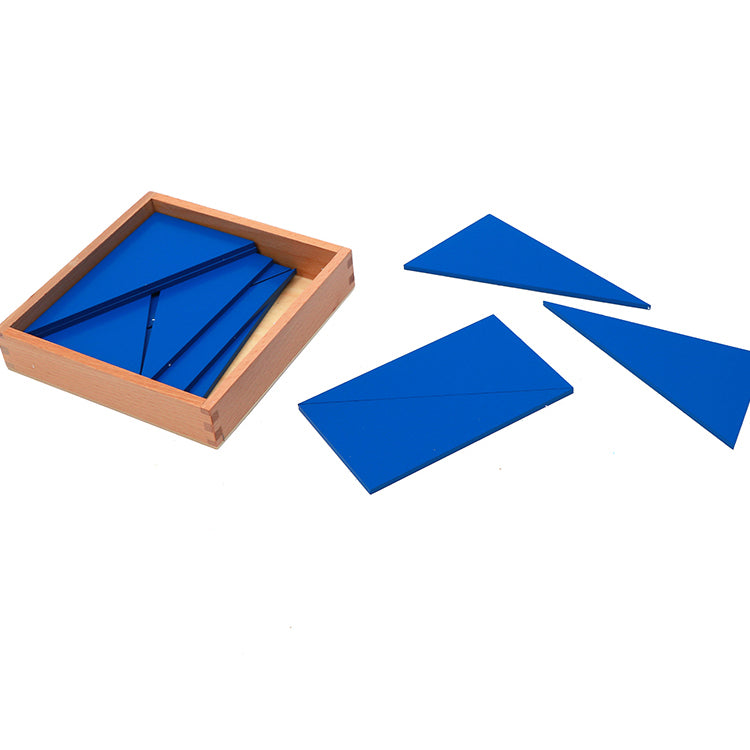 Box of Blue Triangles
