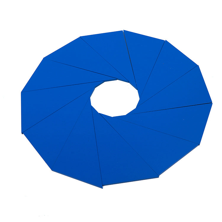 Box of Blue Triangles