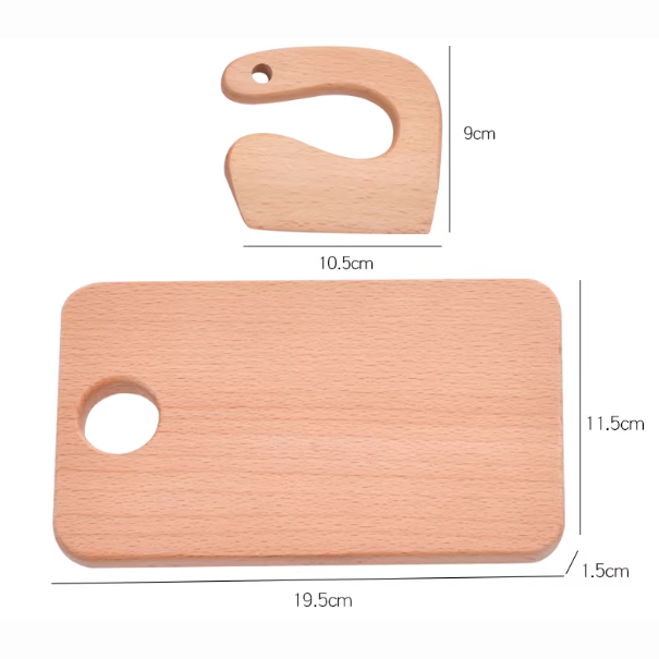 Wooden Dough Cutter Knife